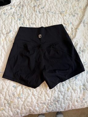 Born Primitive Black High-Waist Athletic Shorts